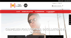 Desktop Screenshot of citemusique-romans.com